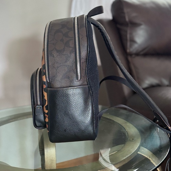 Coach Large Backpack, Leopard - Picture 4 of 4